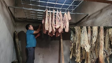 Quy trình làm thịt lợn đen treo gác bếp của người Mông (Phần 1)|| Farm life VN