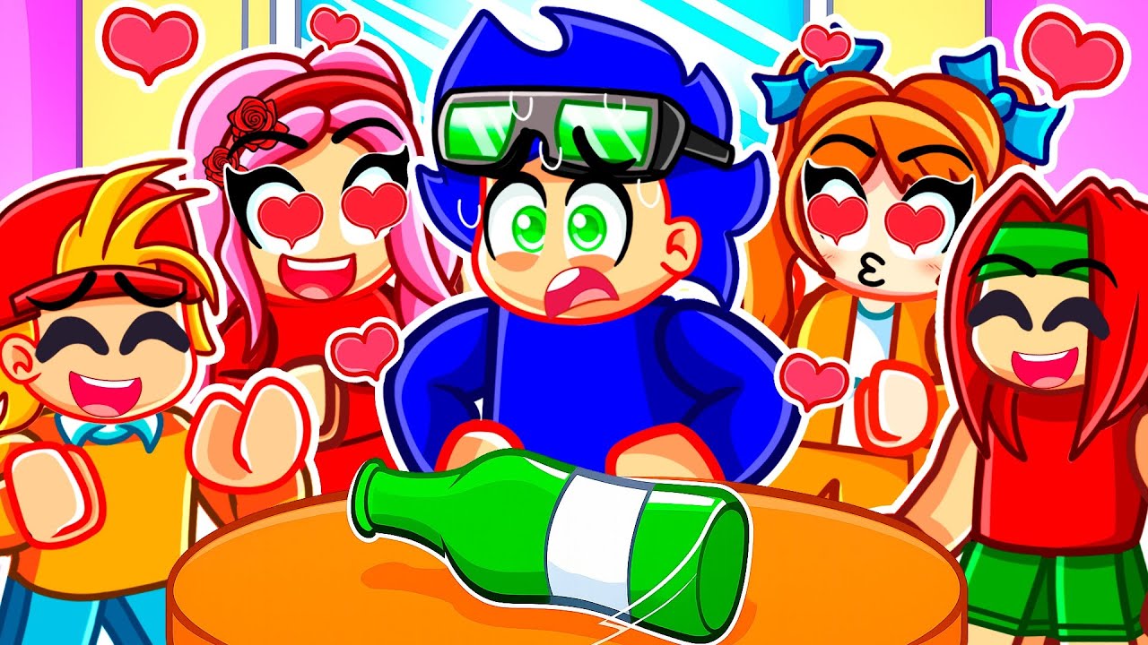 Gira la Botella y Gana un BESO en Roblox SNAPCHAT! (Juego de la Botella)