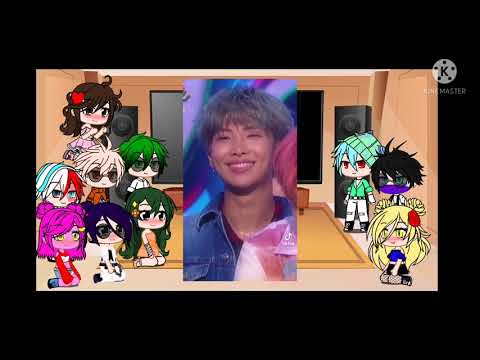 MHA and L.O.V react to BTS part1(gacha club) sorry if it is short