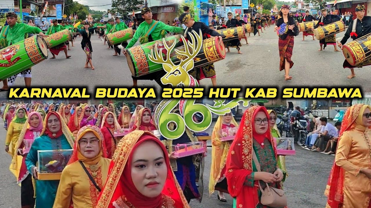 ULANG TAHUN SUMBAWA KE 66 || KARNAVAL BUDAYA 2025 HUT KAB SUMBAWA