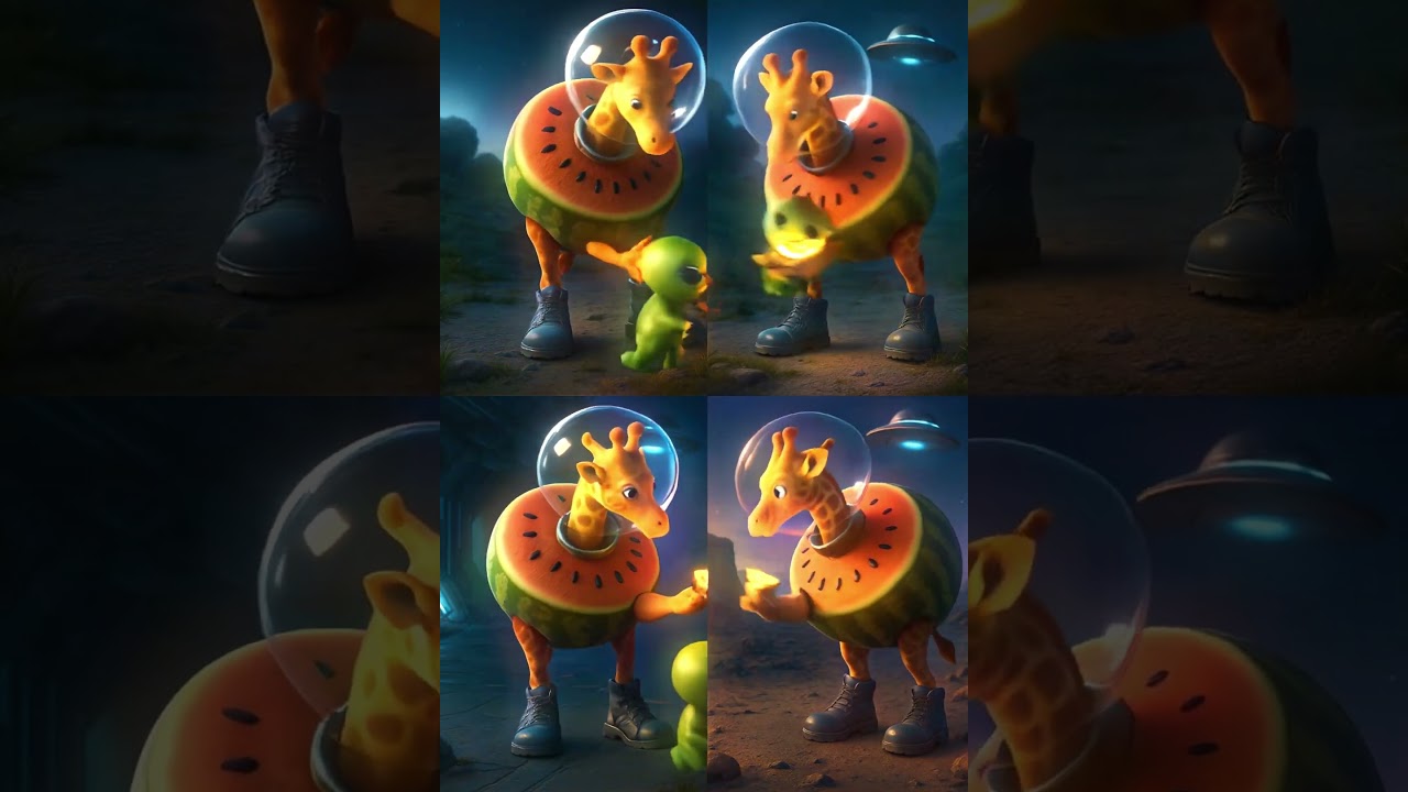 Girafa Celeste: The Melon Merchant from the Stars 