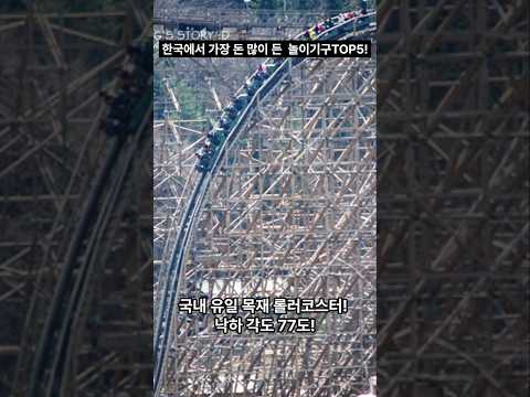 한국에서 가장 비싼 놀이기구 TOP5 🎢💰