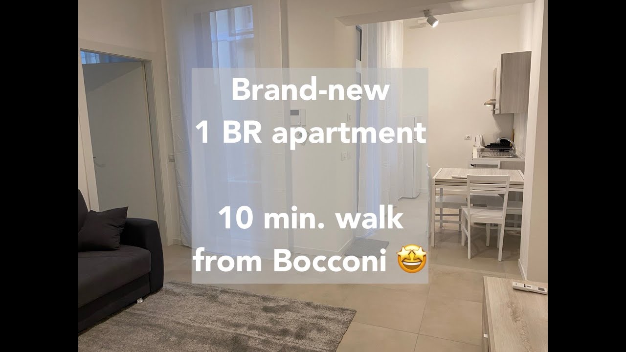 Brand New 1 BR apartment near Bocconi All inclusive YouTube