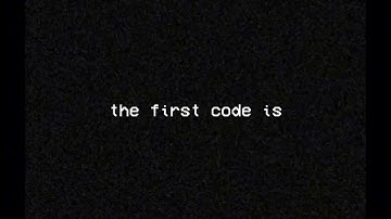 The first code