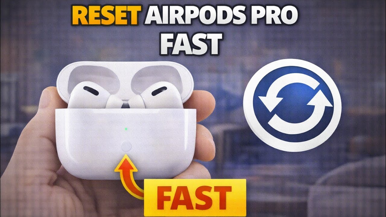 Reset AirPods Pro Fast (Fix Connection & Sound Issues)
