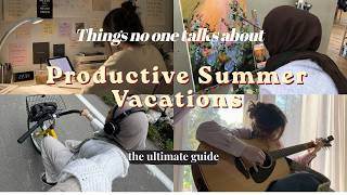 What No One Tells You About Having a Productive Summer