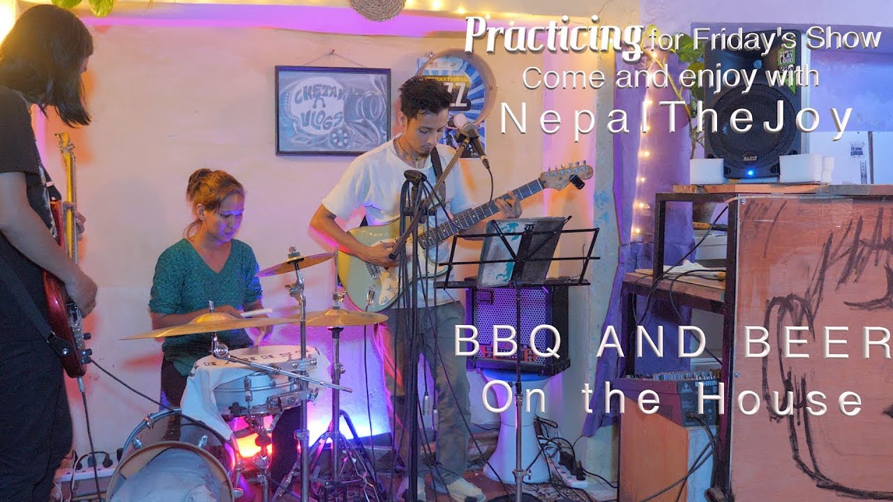 Friday Salsa and Live Music updates||NepalTheJoy practicing songs for gigs
