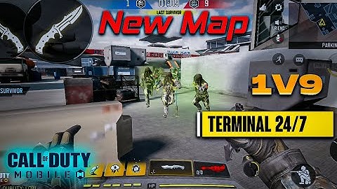 CALL OF DUTY MOBILE 1V9 I FEEL LIKE GOD (CODM) NEW MAP TERMINAL 24/7 || By Flawx Gaming