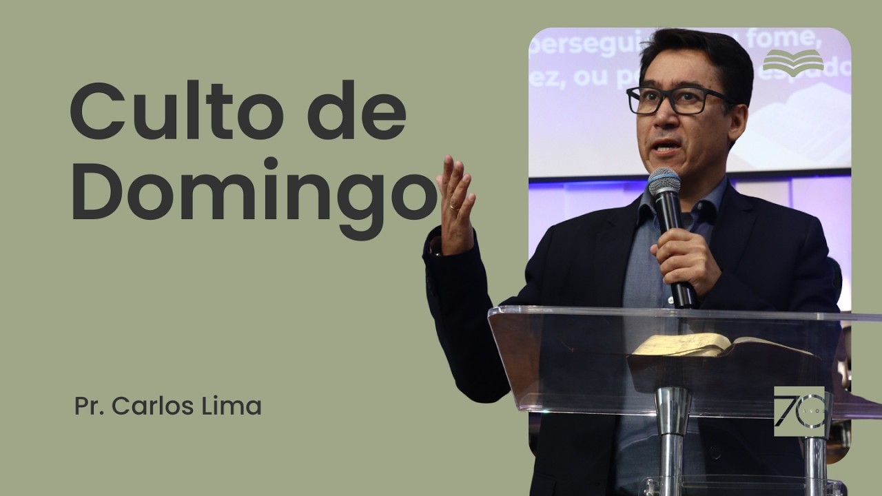 Culto da Manhã - 09h  -  Rev. Carlos Lima | 01/03/2026