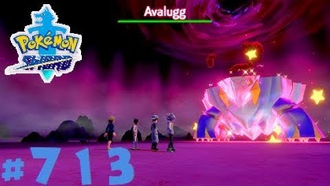 Pokemon Sword Shiny Dynamax Avalugg Raid & Catch