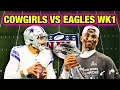 Cowboys vs Eagles LIVE NFL Reaction Week 1!