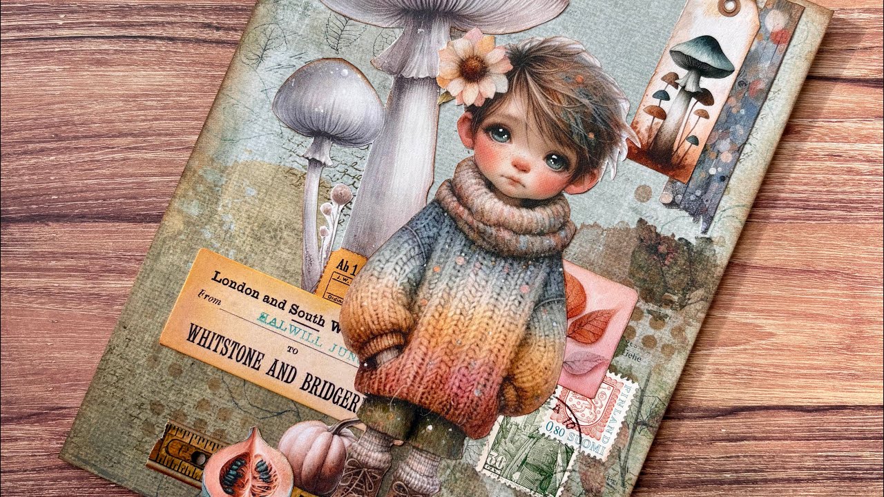 Easy collage, how to let your background work for you