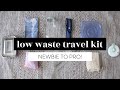 Zero Waste Travel Essentials Kit - 3 Ways | How to be Eco-Friendly on a Budget