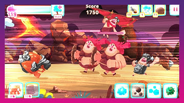 Dino Bash: Rocky and Rambo in Survival Mode