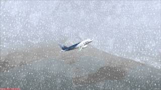 Taking off New Guardia Marina Zañartu Airport, Puerto Williams