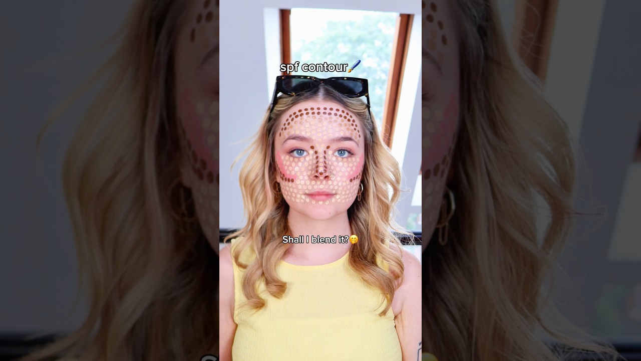 #ad full face of SPF☀️@garnieruki  wonder tint in all 3 shades #stopmotion #animation #spf #skincare