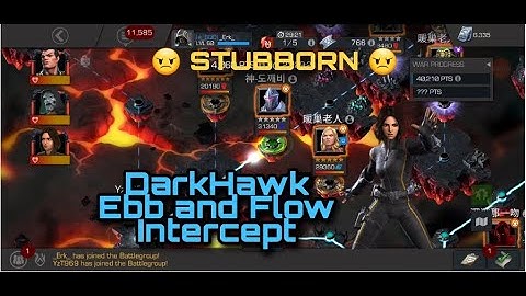 Quake vs Ebb and Flow Knock down DarkHawk - MCOC