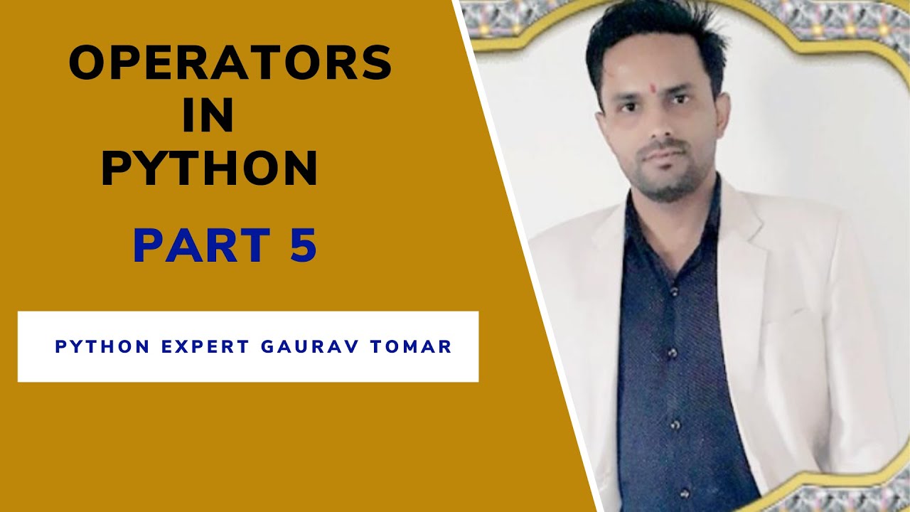 Binary Operator(Practical Implementation in Python) - YouTube