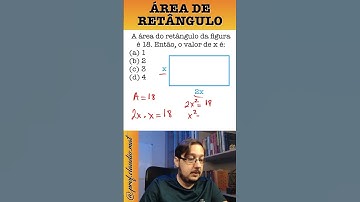 Área de Retângulo || #shorts
