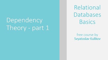 03 - 02 - Dependency Theory - part 1 [ENG]