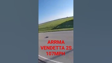 arrma vendetta 2s 107mph #speedrun #arrmarc #castlecreations