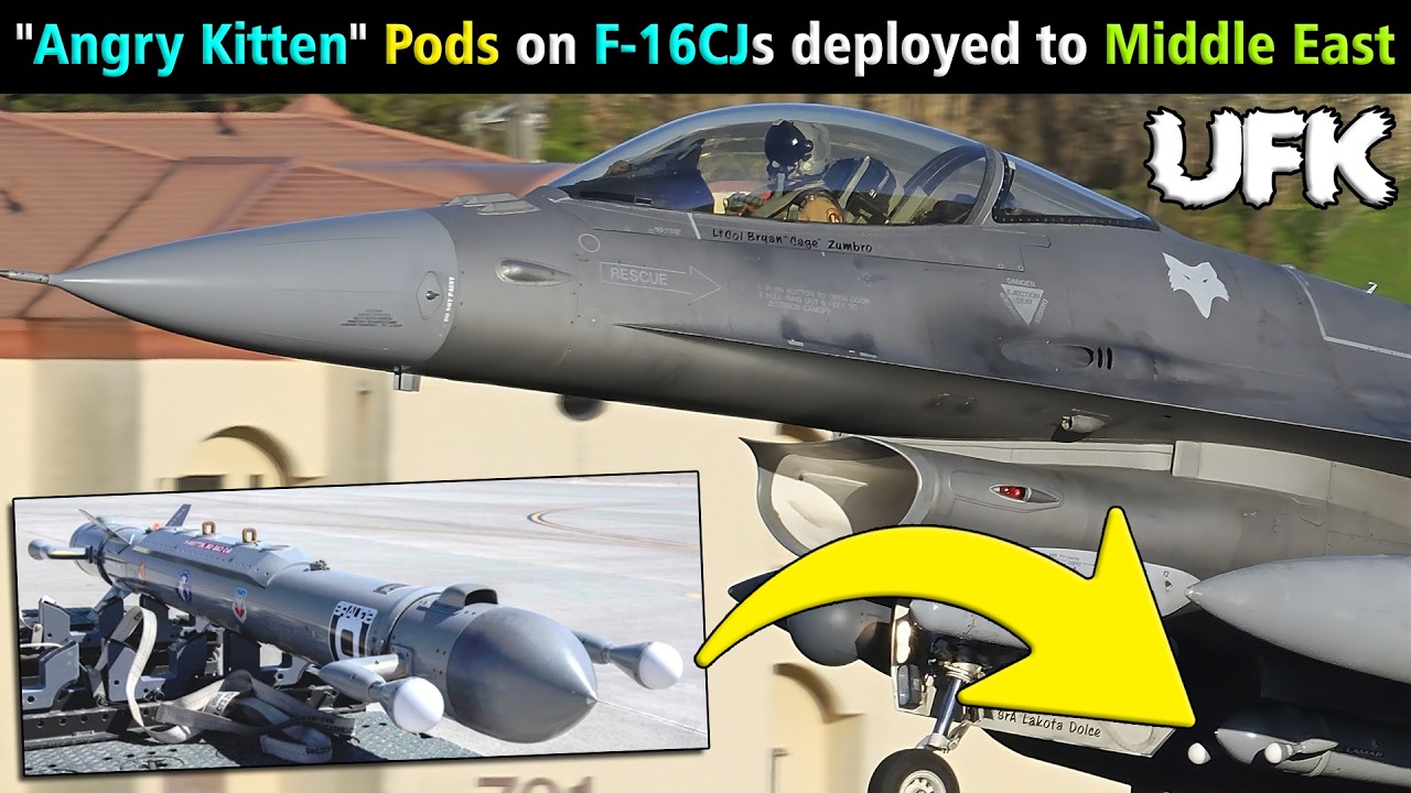 F-16CJ "Angry Kitten" Deployment: New Electronic Warfare Tech vs. Iran Defenses.