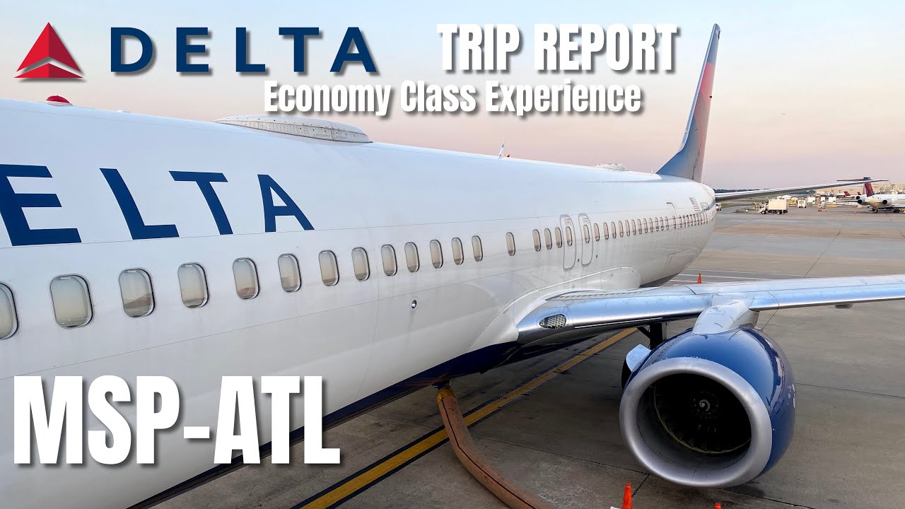 Delta Airlines Economy Class Experience | Minneapolis To Atlanta