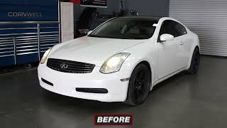 Anzo USA 2003-2007 Infiniti G35 Projector Halo Headlights