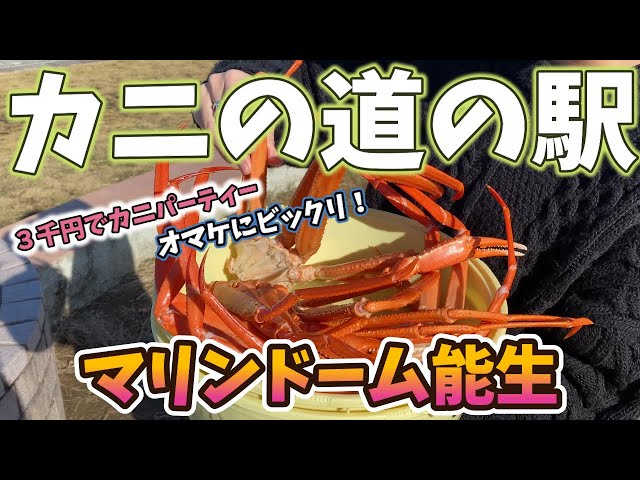 新潟観光】海を見ながら3千円でカニパーティー！道の駅『マリン