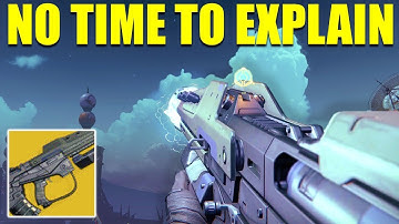 The NO TIME TO EXPLAIN - Destiny 1 Exotic Pulse Rifle coming to Beyond Light!