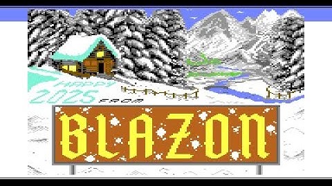 C64 One File Demo: Happy New Year 2025! by Blazon ! 31 December 2024!