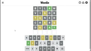 Wordle Solve for 3-3-2023 - almost got me!! - crazy hard today