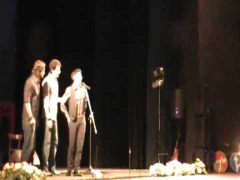 Carlo Belmondo, Simone Gallo e Andrea D'Andreagiovanni al Teatro Vittorio Emanuele di Messina.avi