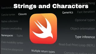 Strings and Characters