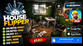 House Flipper Mod Apk v1.663 Terbaru 2026 Unlimited Money - Game Android Simulasi Terbaik Grafik HD