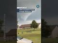 Watch several powerful tornadoes barrel through Oklahoma, damaging homes and shutting down roads