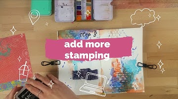 Easy Mixed Media Art Journal Tutorial With A Magazine Image