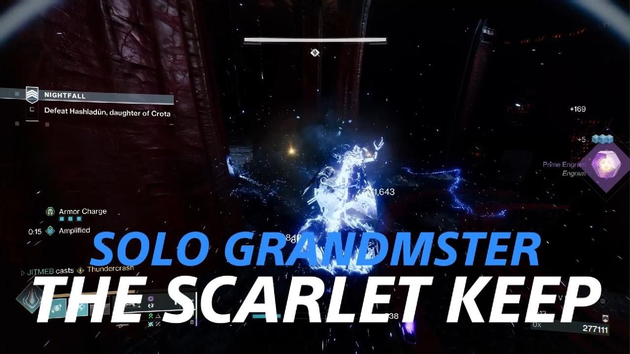 Solo Grandmaster The Scarlet Keep (Titan) [Destiny 2 Episode Heresy]