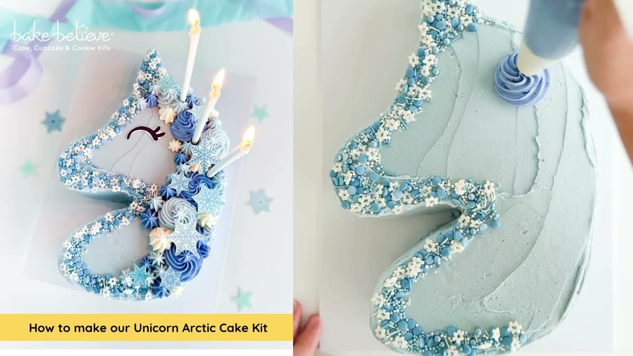 Unicorn Arctic Cake Kit Bake Believe