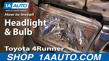 How to Replace Headlight 99-02 Toyota 4Runner