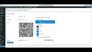 Secure Certificate Validation System: Generate and Verify QR Code Certificates - Wordpress