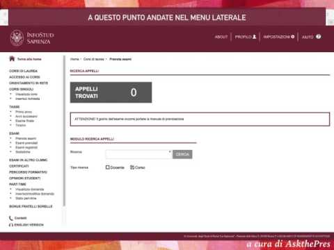 RICHIEDERE UN NULLAOSTA UTILIZZANDO INFOSTUD 2.0