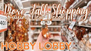 🍁 NEW 🍁 Hobby Lobby Fall Shop With Me 2026 Part 3! More new Stuff & Buying My New Decor