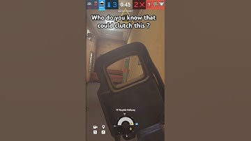 Tag your friend who could do this #r6 #rainbowsix #clutch #1v4 #fyp