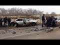 Самая тяжёлая авария в Крыму в 2017 году.  Три машины.  Пострадавшие. Very severe accident