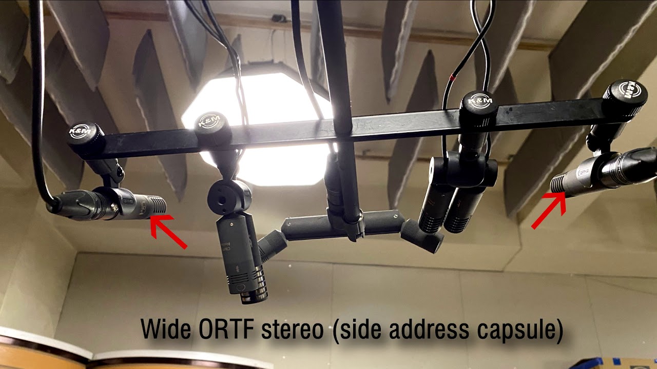 String quartet stereo compare, ORTF, wide ORTF, MS, and Blumlein