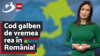 Cod galben de vremea rea în România! Avertizare meteo de ninsori pentru mai multe județe ale țării screenshot 1