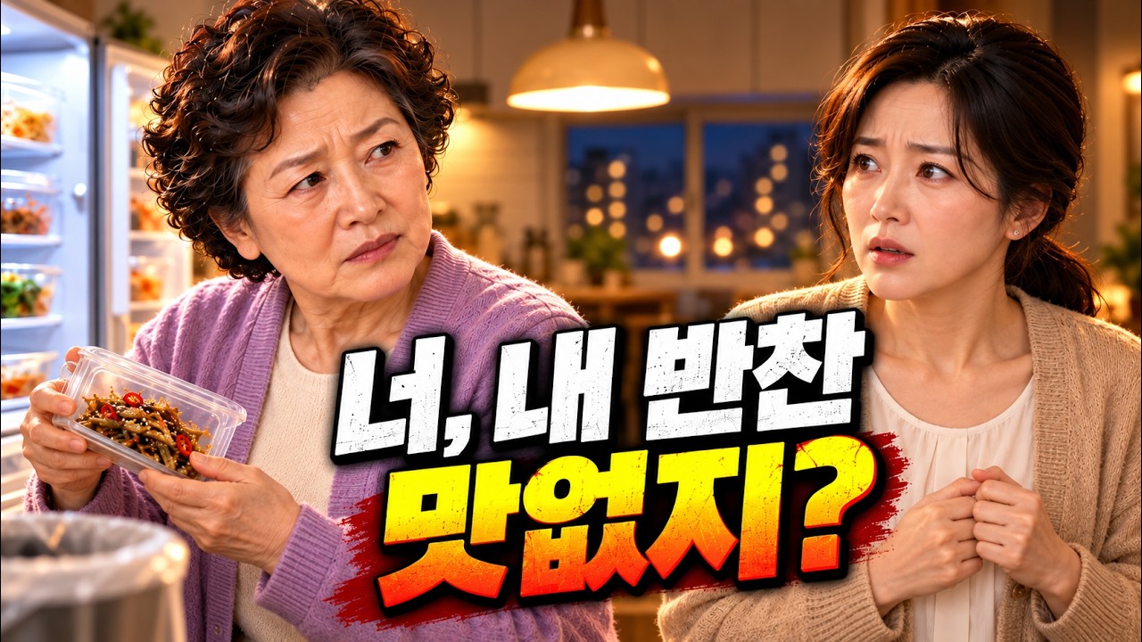 “내 반찬 맛없지?” 직접 만든 반찬을 모두 버린 시어머니의 속마음 | 가족 감동사연
