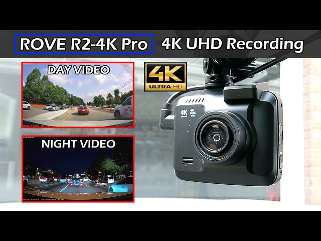 NEW 4K Dashcam  ROVE R2-4K PRO Full Review 