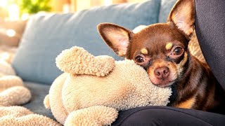 Our Chihuahua Really Thinks This Stuffed Toy Is Her Baby 😂💕
